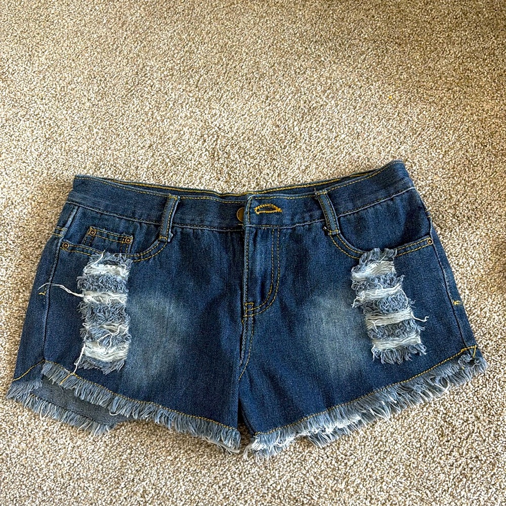 Dark wash Jean shorts